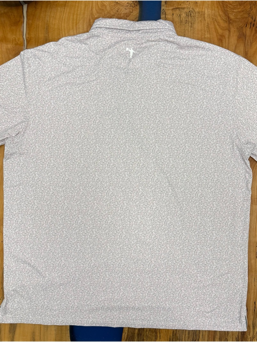 AndersonOrd Men’s XXL Golf Polo Gray Pink Floral Print Stretch Performance - Picture 7 of 8
